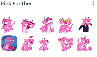Pink-Panther-telegram-sticker