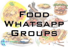 food whatsapp group link
