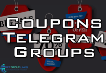 coupon code telegram group