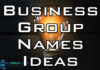 business group names team ideas