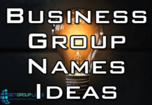 business group names team ideas